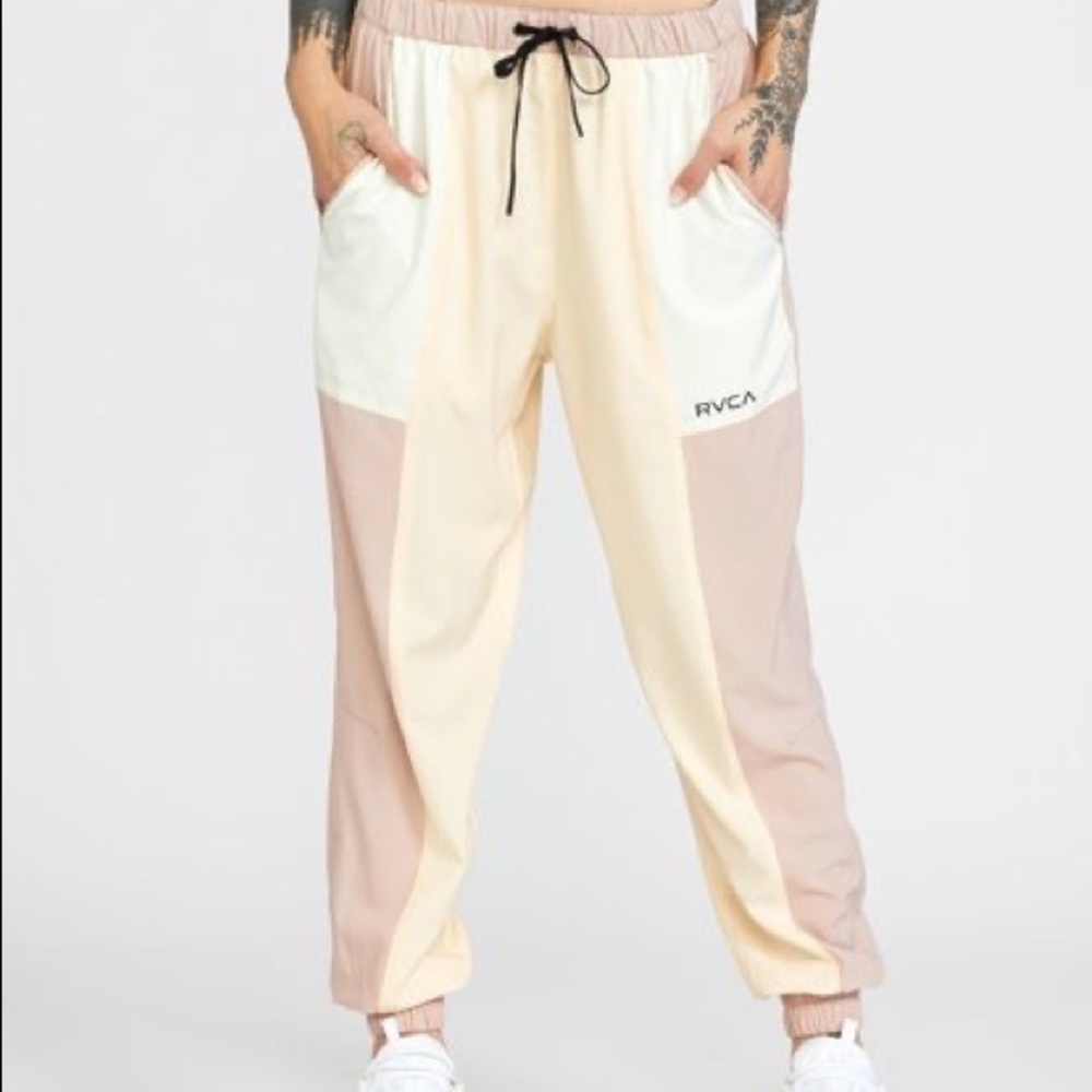 RVCA VELOCITY STRETCH TRACK PANT Jogger-M-NWT